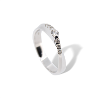 Ringe Polello Dame in Weißgold Diamante 0.18 Ct G1951 - G1951